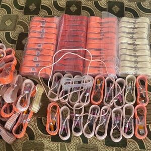 ✅ 84-Piece USB to type-C Fast Charger Cable Lot – 53” Length – Mixed Colors –NEW